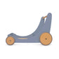 Montessori Lauflernwagen 2-in-1 aus Holz – Schieferblau - verysuperb