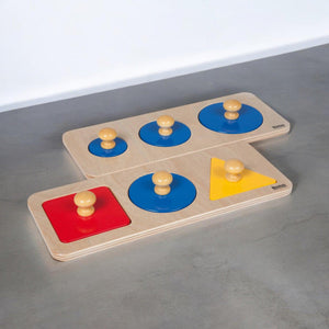 Montessori Puzzlesatz mit kombinierten Figuren – Ein Klassiker! - verysuperb