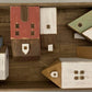 Montessori Stadthäuser-Set aus Holz - verysuperb