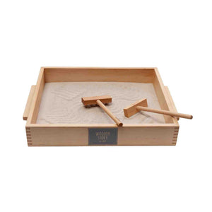 Wooden Story – Montessori Sandtablett mit Zubehör | Natur