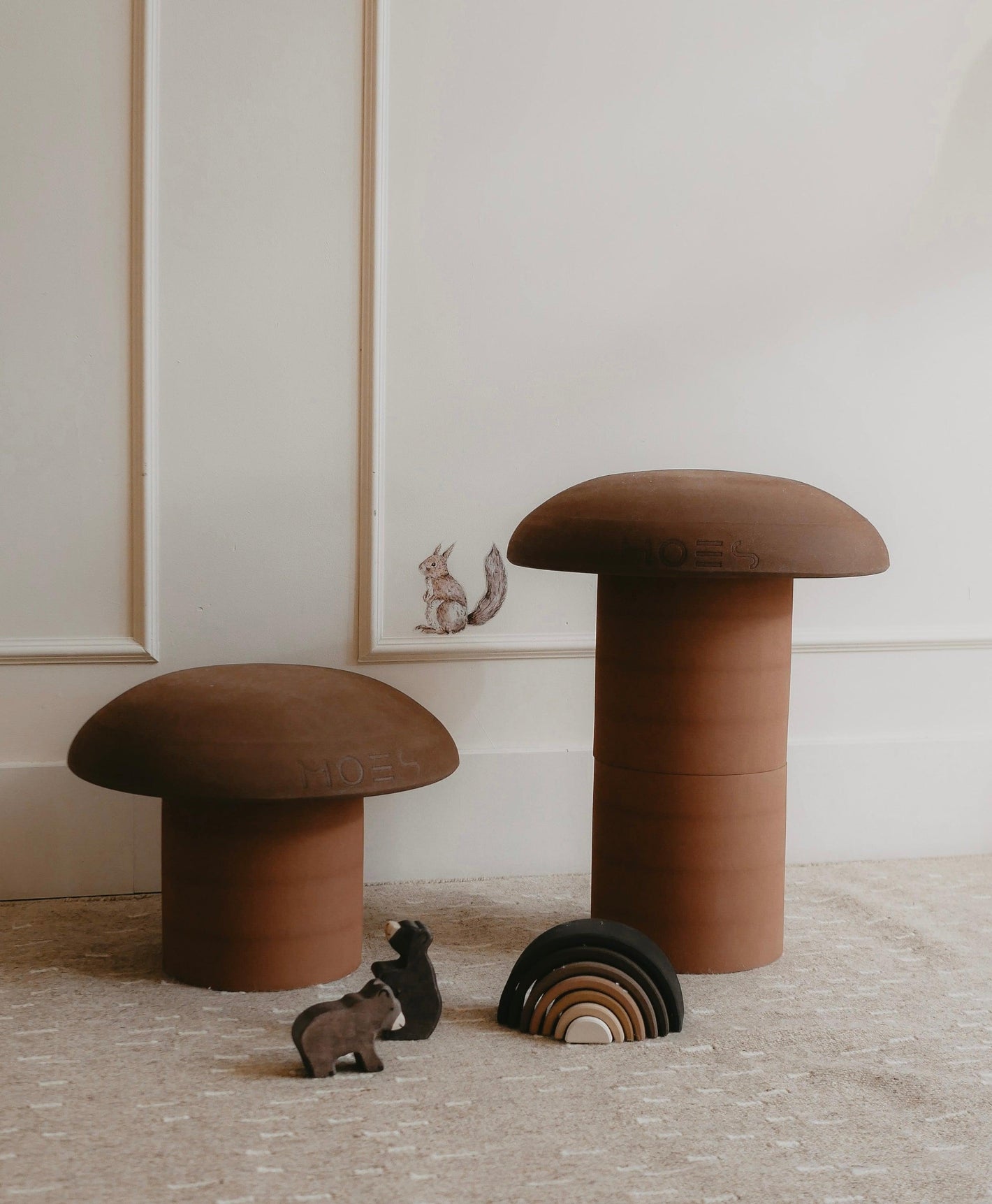 Motorikspielzeug Multi Mushroom Chair - verysuperb