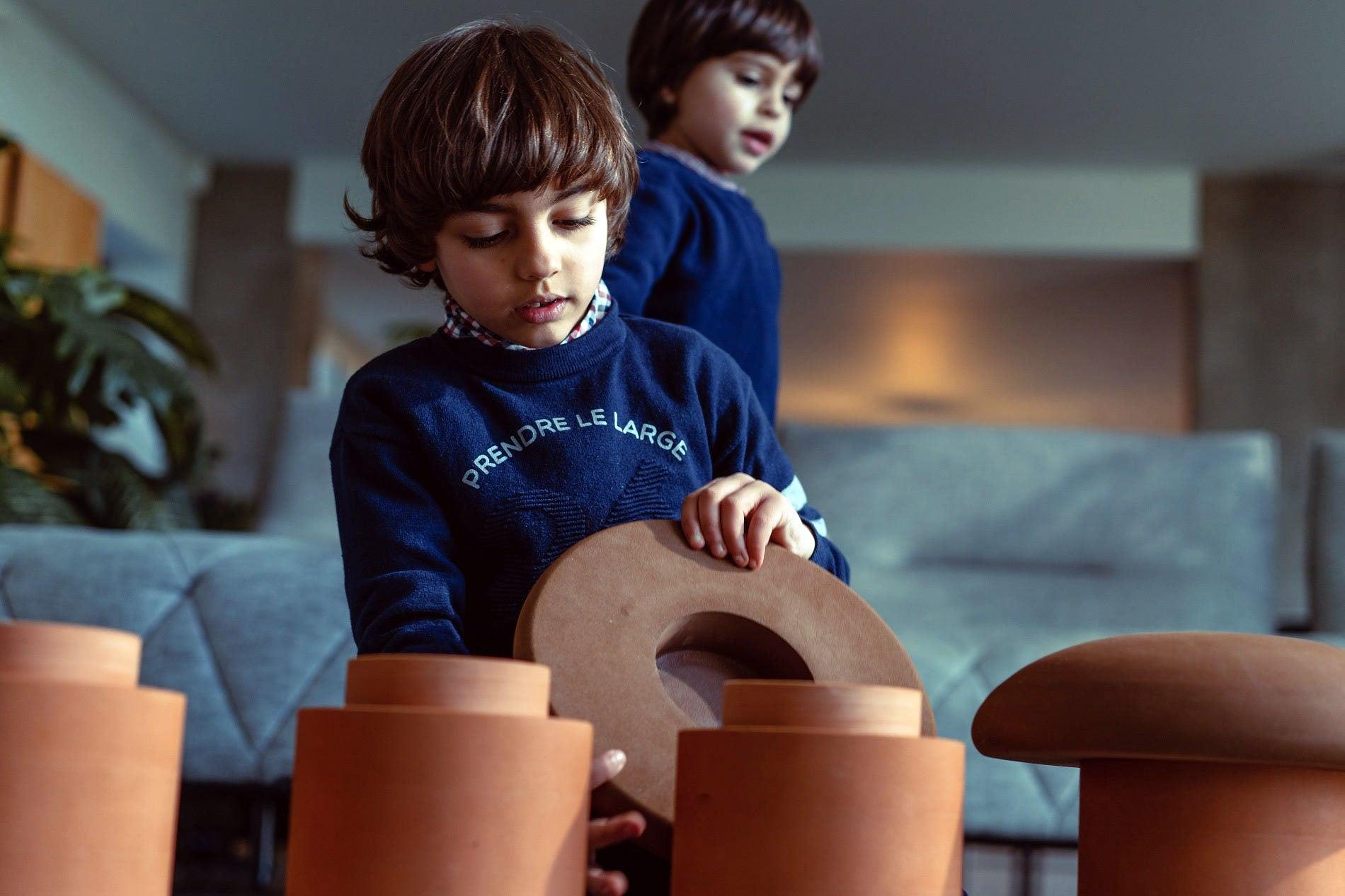 Motorikspielzeug Multi Mushroom Chair - verysuperb