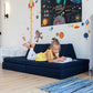 Spielsofa Set Blau – Modulares Kindersofa | Monboxy