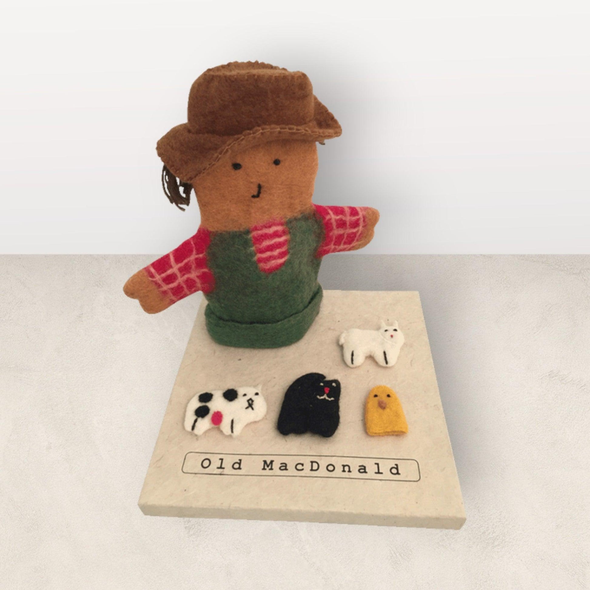 Old MacDonald Handpuppen-Set – Singe, Lache und Spiele! - verysuperb