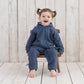 OrganicEra Bio-Baby-Overall mit Reißverschluss, Indigo - verysuperb