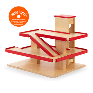 Parkhaus aus Holz von Beck Holzspielzeug