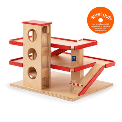 Parkhaus aus Holz von Beck Holzspielzeug
