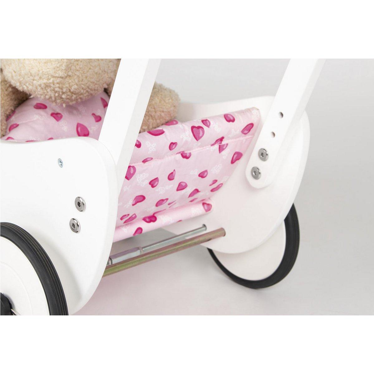 Pinolino Kinderträume Puppenwagen 'Trixi', weiß, 2-teilig - verysuperb