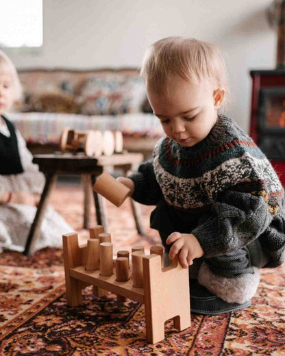 Wooden Story – Klopfbank aus Holz | Natur