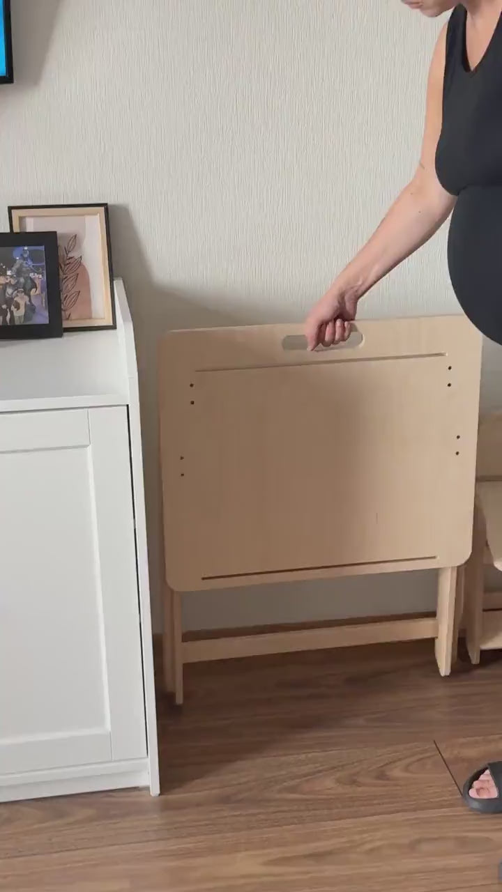 leg&go klappbarer Kinder-Zeichentisch mit passendem Kinderstuhl und Papierrolle, 3-in-1 Maltafel und Aktivitätstisch