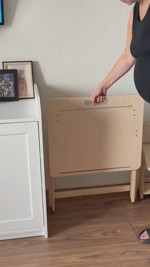 leg&go klappbarer Kinder-Zeichentisch mit passendem Kinderstuhl und Papierrolle, 3-in-1 Maltafel und Aktivitätstisch