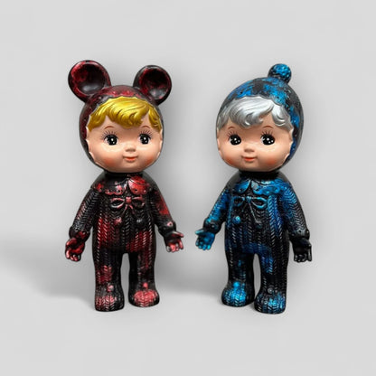 Kodama Toy: Charmy-chan Metallic 2er Set Sofubi – Designer Toy Japan Limited