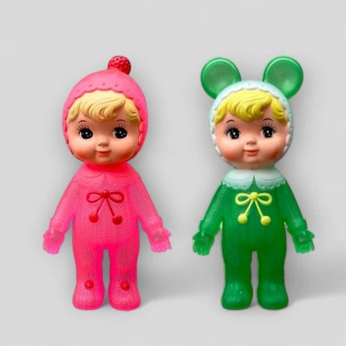 Kodama Toy: Charmy-chan 2er Set Melon & Strawberry – Designer Toy Japan