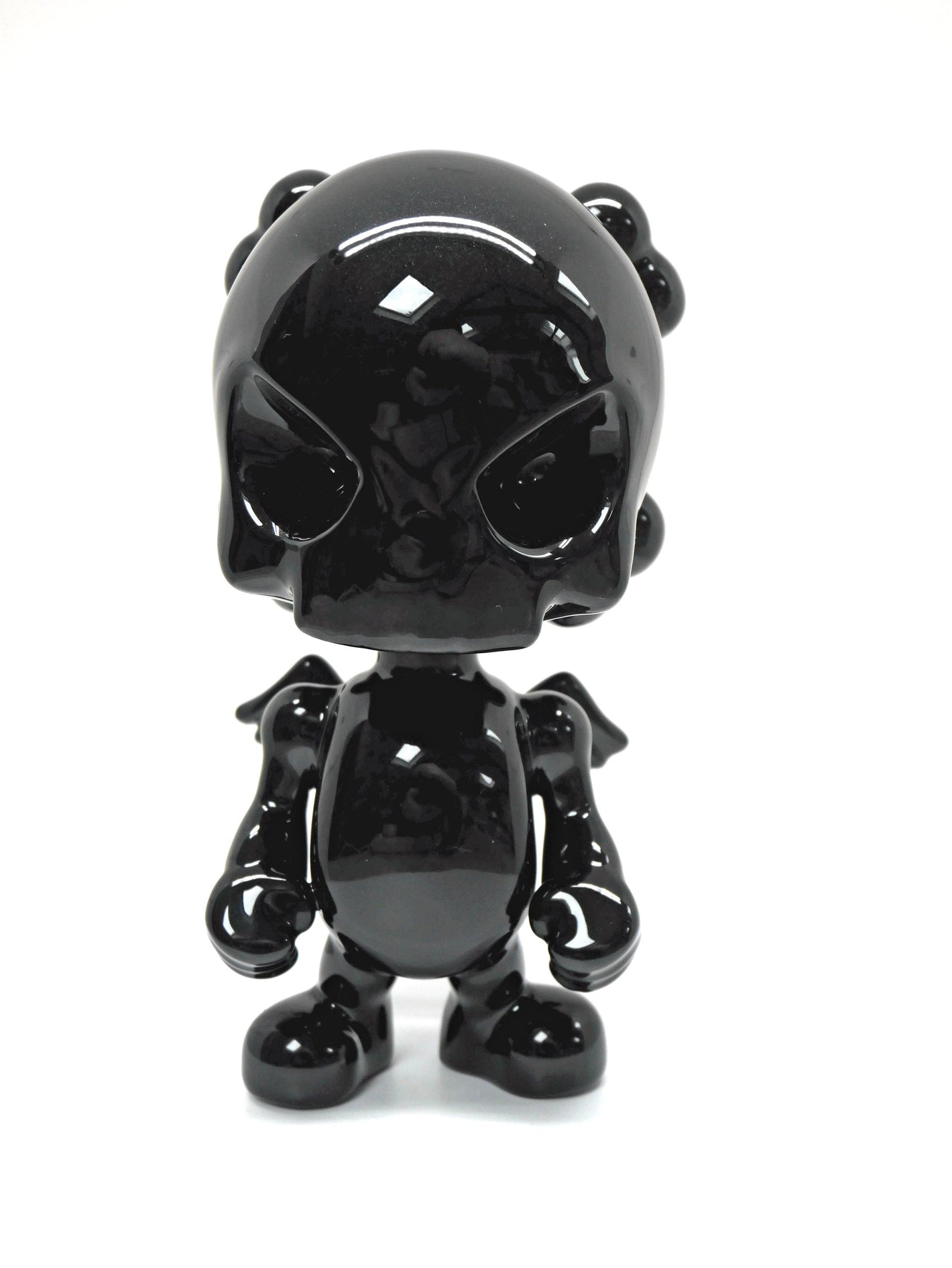 SkullHead Black Porcelain by Huck Gee - verysuperb