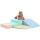5-teiliges Softplay Bausteinset Helles Pastell XL | IGLU