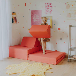 Montessori Spielsofa Set Coral | Monboxy
