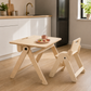 leg&go klappbarer Kinderstuhl mit Rückenlehne, 30 cm Sitzhöhe, passend zum Kinder-Zeichentisch