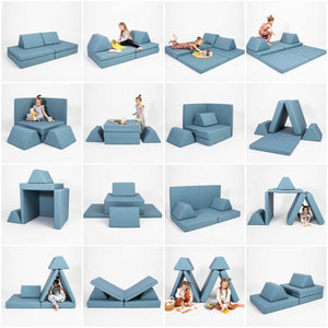 Monboxy Aktivitäts Spielsofa Türkis | IGLU