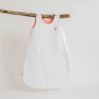 Übergangsschlafsack aus Bio-Baumwolle Saxe White - verysuperb