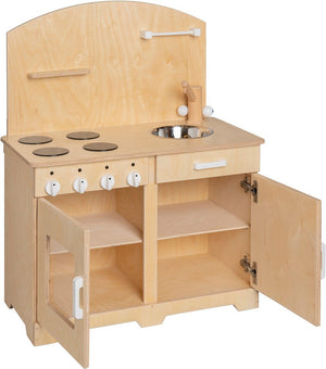 Montessori Kinderküche  – KiTa Qualität aus Holz | Van Dijk Toys