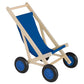 Puppenbuggy blau als Puppenwagen aus Holz