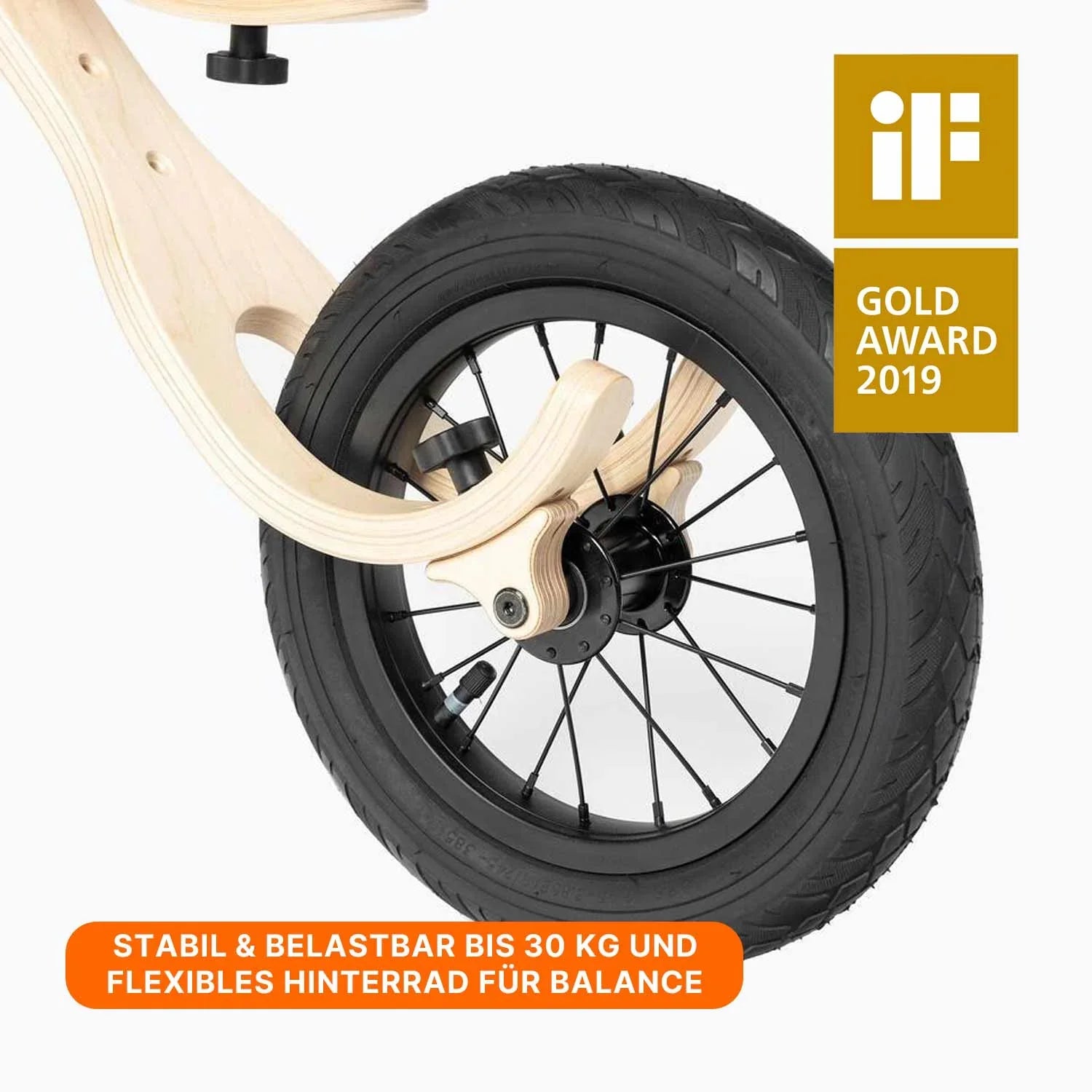 Laufrad 3-in-1 – Mitwachsendes Kinderfahrrad aus Holz