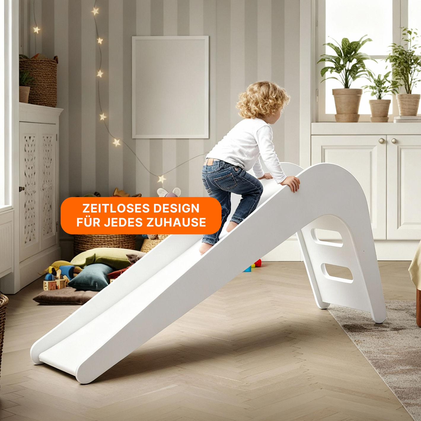 Jupiduu Indoor-Rutsche – Spiel, Design & ein Hauch Royals