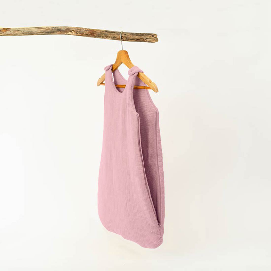 Winterschlafsack aus Bio-Baumwolle in Rosa - verysuperb