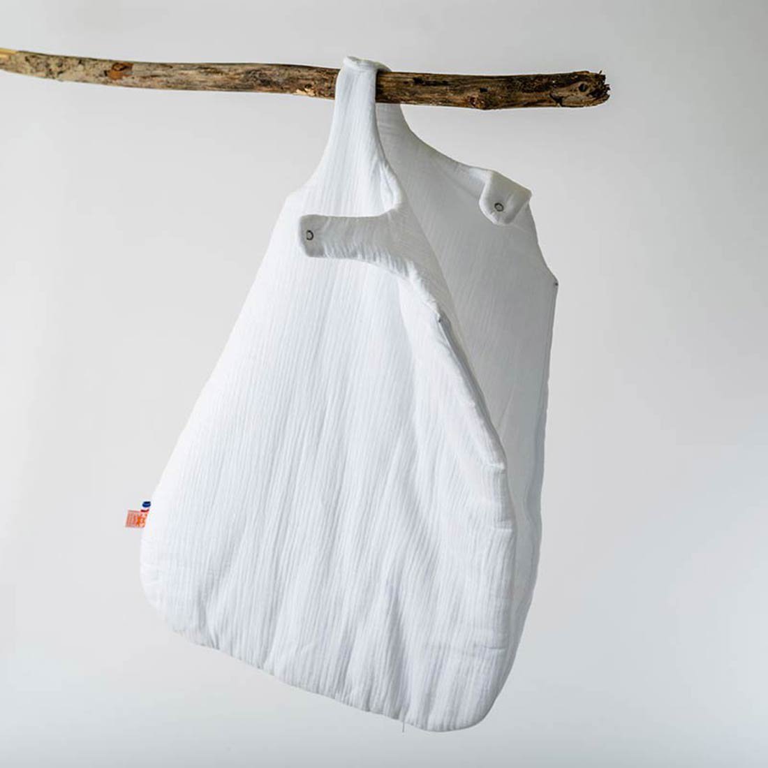 Winterschlafsack aus Bio-Baumwolle Weiß - verysuperb