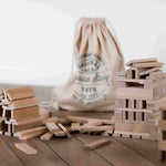 Wooden Architectural Blocks in a Bag - Natural, 200 Pieces