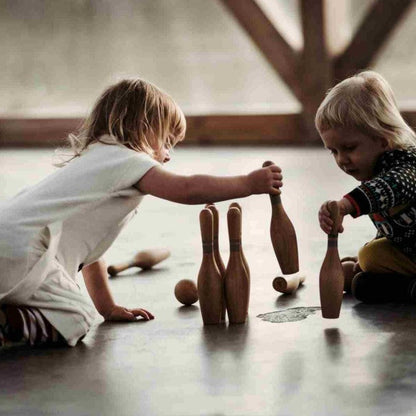 Wooden Story – Holz-Bowling-Set | Natur