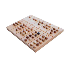 Wooden Story – Montessori Zahlenbrett | Natur