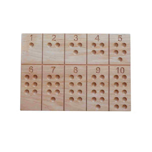 Wooden Story – Montessori Zahlenbrett | Natur
