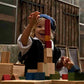 Wooden Blocks in a Box – Cold Colors, 54 Pieces