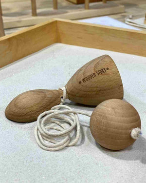 Wooden Story – Holzspiel Schwingen & Fangen | Natur