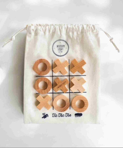 Wooden Story – Holzspiel Tic-Tac-Toe | Natur