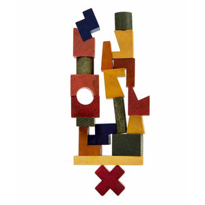 Wooden Story – Turmpuzzle aus Holz | Bunt