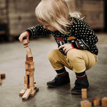 Wooden Story – Turmpuzzle aus Holz | Natur