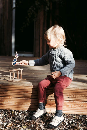 Wooden Story – Holzspiel Akrobat Junge | Bunt