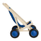 Puppenbuggy blau als Puppenwagen aus Holz