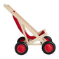 Puppenbuggy rot als Puppenwagen aus Holz